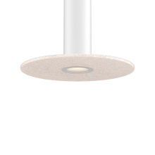 Dals PIL-ACCFD24-LB-WH - White mounting reflector and 24in felt disk Light beige for PILXX