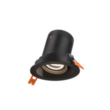 Dals RC03-CC-20-GMBBK-TBK - 3in Modular Downlight, 5CCT, 20 degree Beam Angle, Gimbal Reflector, Black, Black trim