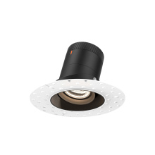 Dals RC03-CC-60-GMBBK-TL - 3in Modular Downlight, 5CCT, 60 degree Beam Angle, Gimbal Reflector, Black, Trimless