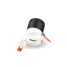 Dals RC03-CC-35-GMBWH-TWH - 3in Modular Downlight, 5CCT, 35 degree Beam Angle, Gimbal Reflector, White, White trim