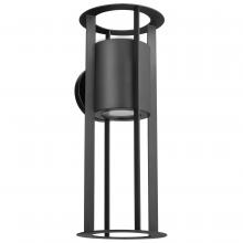 Nuvo 62/1651 - Continuum; 15W LED; Medium Wall Lantern; Matte Black Finish