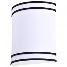 Nuvo 62/1745 - Glamour LED Wall Sconce; Black Finish; CCT Selectable 3K/4K/5K