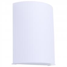Nuvo 62/1886 - Crispo; LED Wall Sconce; White Finish; 27K/3K/35K/4K/5K CCT Selectable