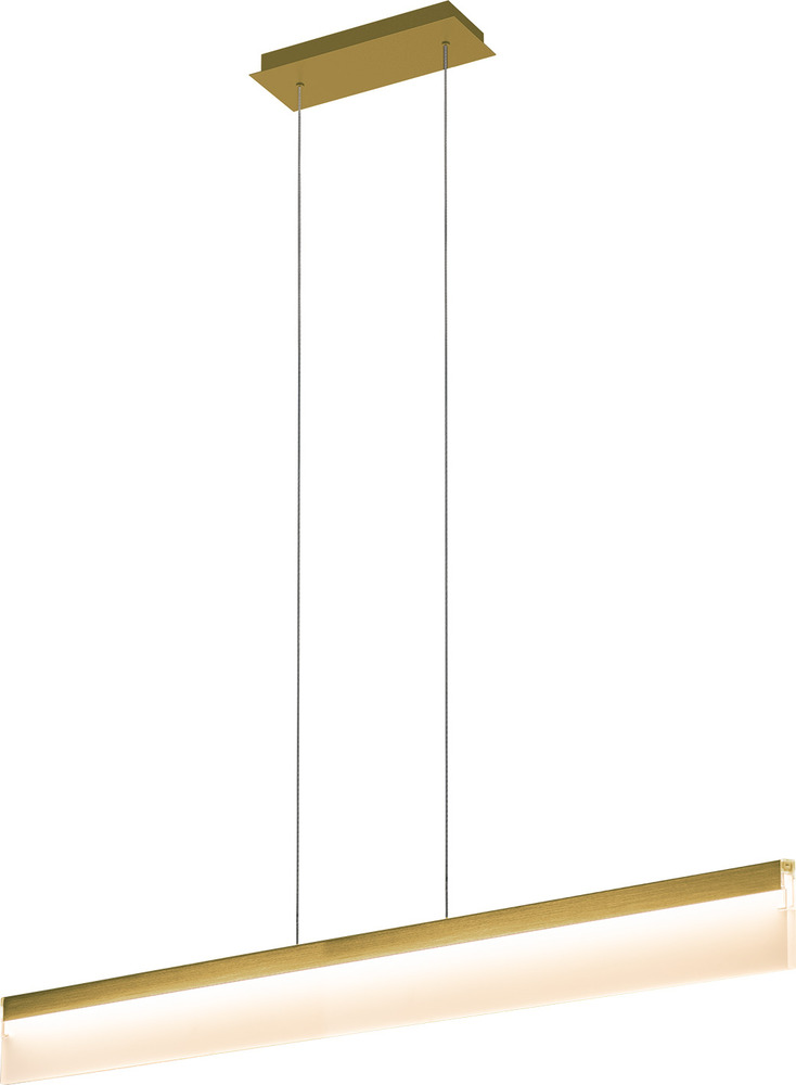 Lange Linear Pendant, Single Light Pendant