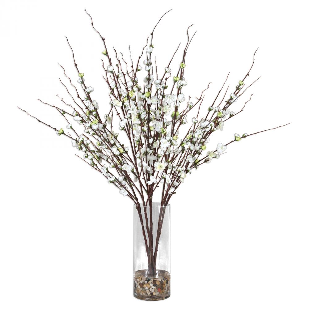 Uttermost Quince Blossoms Silk Centerpiece