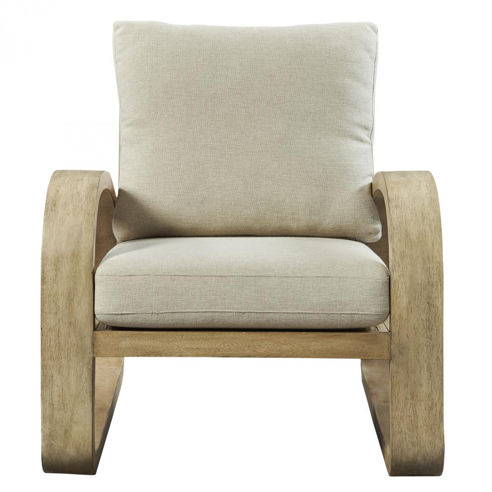 Uttermost Barbora Wooden Accent Chair