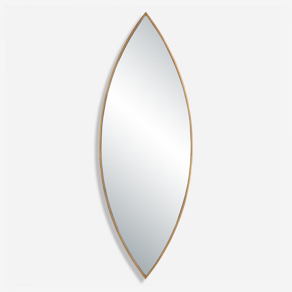 Ellipse Gold Mirror