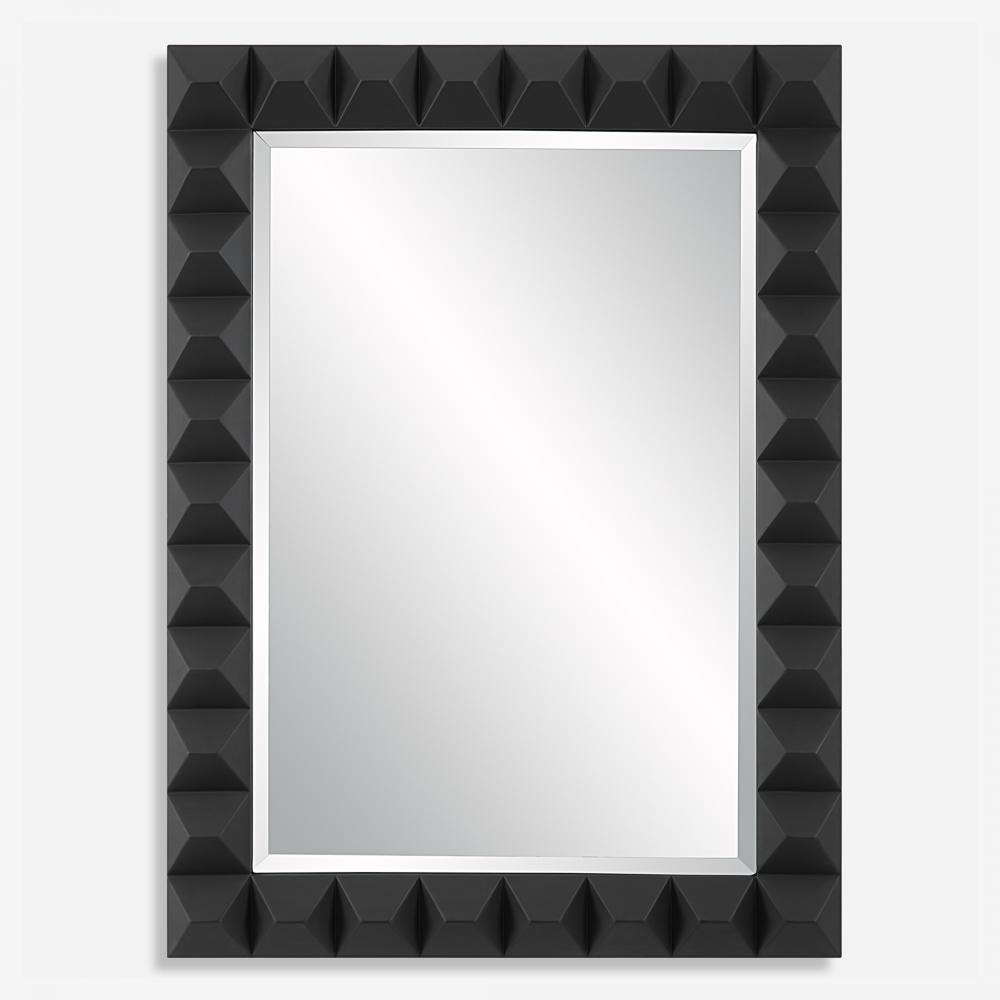 Uttermost Studded Black Mirror