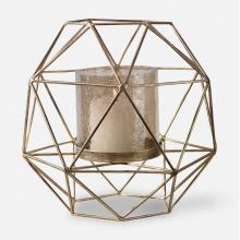 Uttermost 18952 - Uttermost Myah Geometric Gold Candleholder