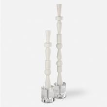 Uttermost 18102 - Uttermost Norte White Stone Sculptures Set/2