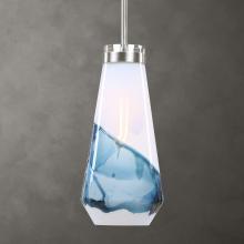 Uttermost 22197 - Windswept Blue & White 1 Light Mini Pendant