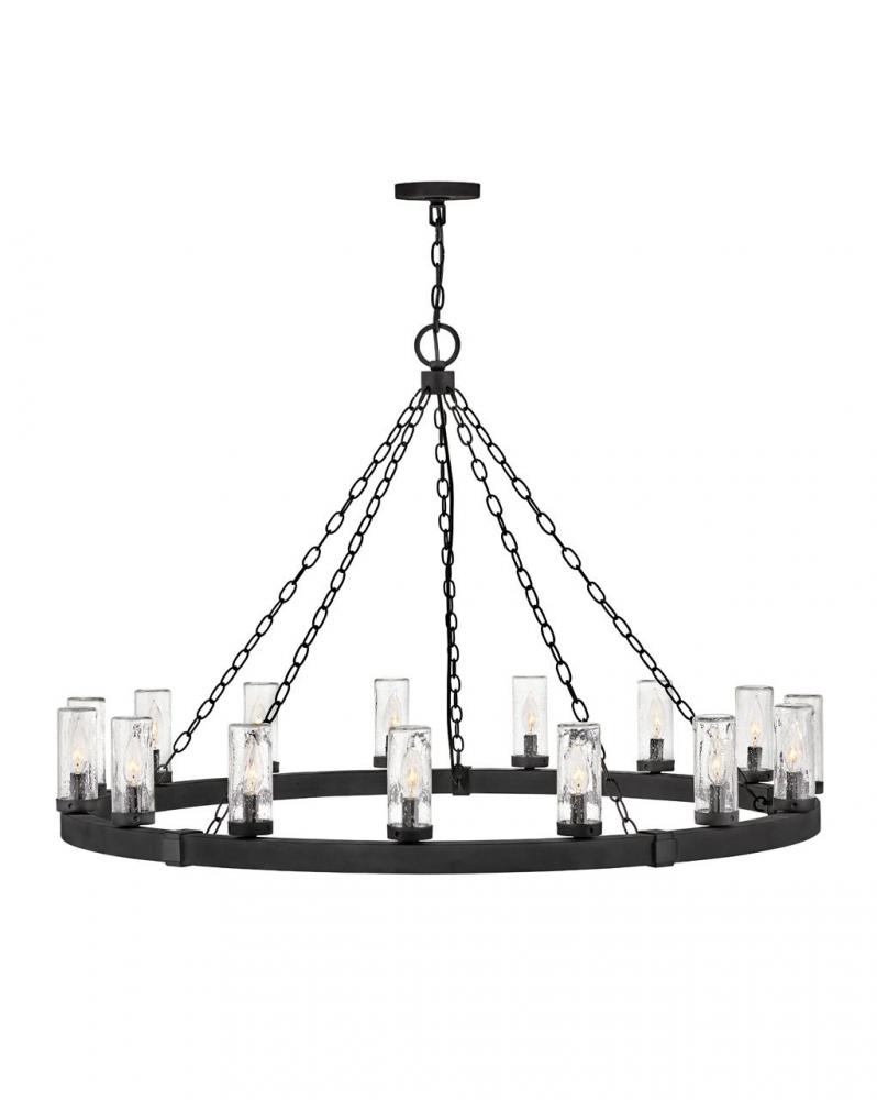 Large Single Tier Chandelier