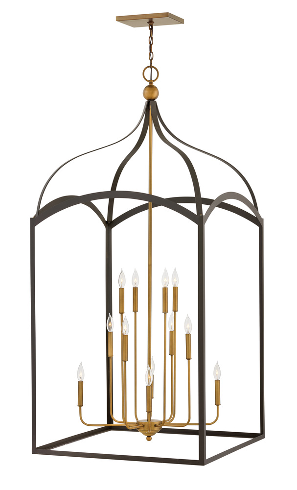 Double XL Three Tier Open Frame Chandelier