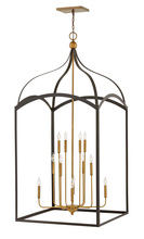 Hinkley 3419BZ - Double XL Three Tier Open Frame Chandelier