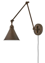 Hinkley 3692OB - Medium Swing Arm Single Light Sconce