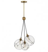 Hinkley 30304HBR - Large Three Light Pendant