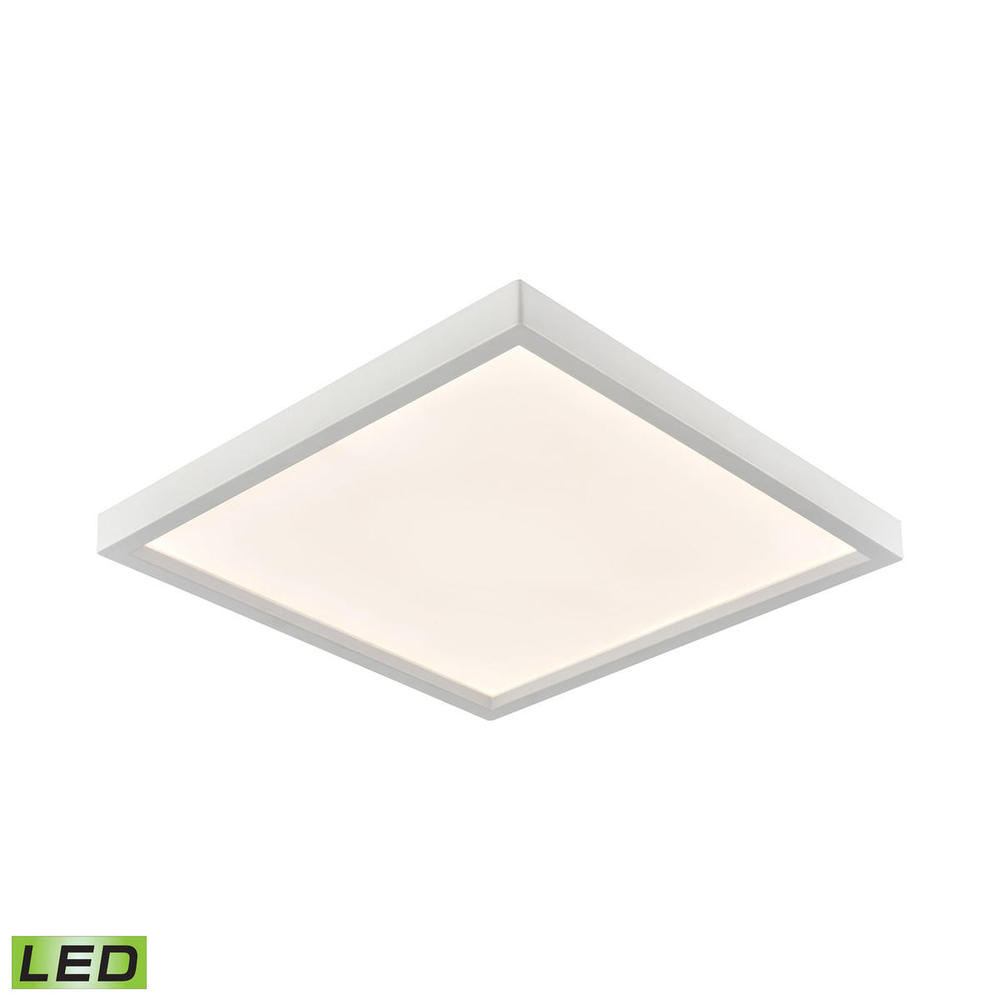 Thomas - Titan 8'' Wide Integrated LED Square Flush Mount - White