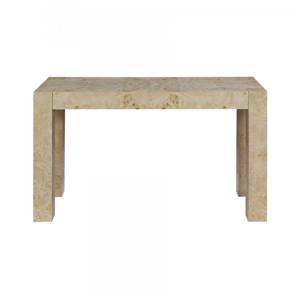 Bromo Console Table - Bleached Burl