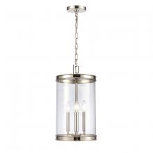 ELK Home 69765/3 - Mendoza 10.25'' Wide 3-Light Pendant - Polished Nickel