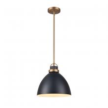 ELK Home 89640/1 - Somerville 12'' Wide 1-Light Pendant - Matte Black