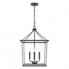 ELK Home EC89804/4 - Emmett 17'' Wide 4-Light Pendant - Matte Black