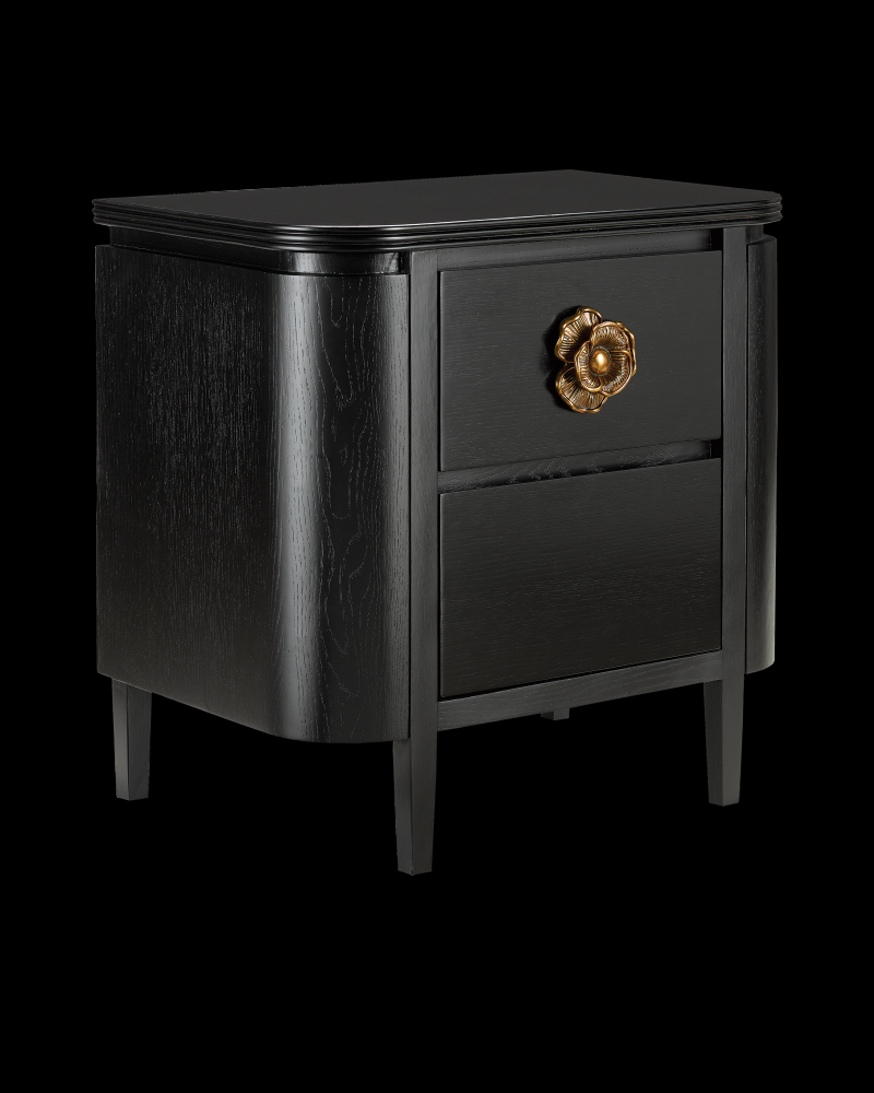 Briallen Black Nightstand