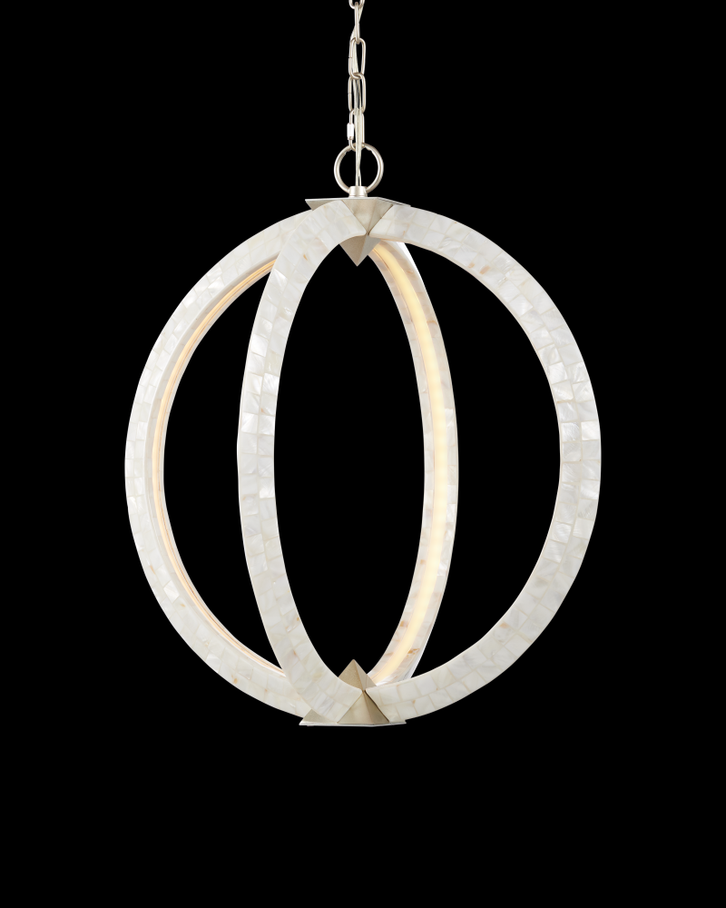 Arietta White Orb Chandelier