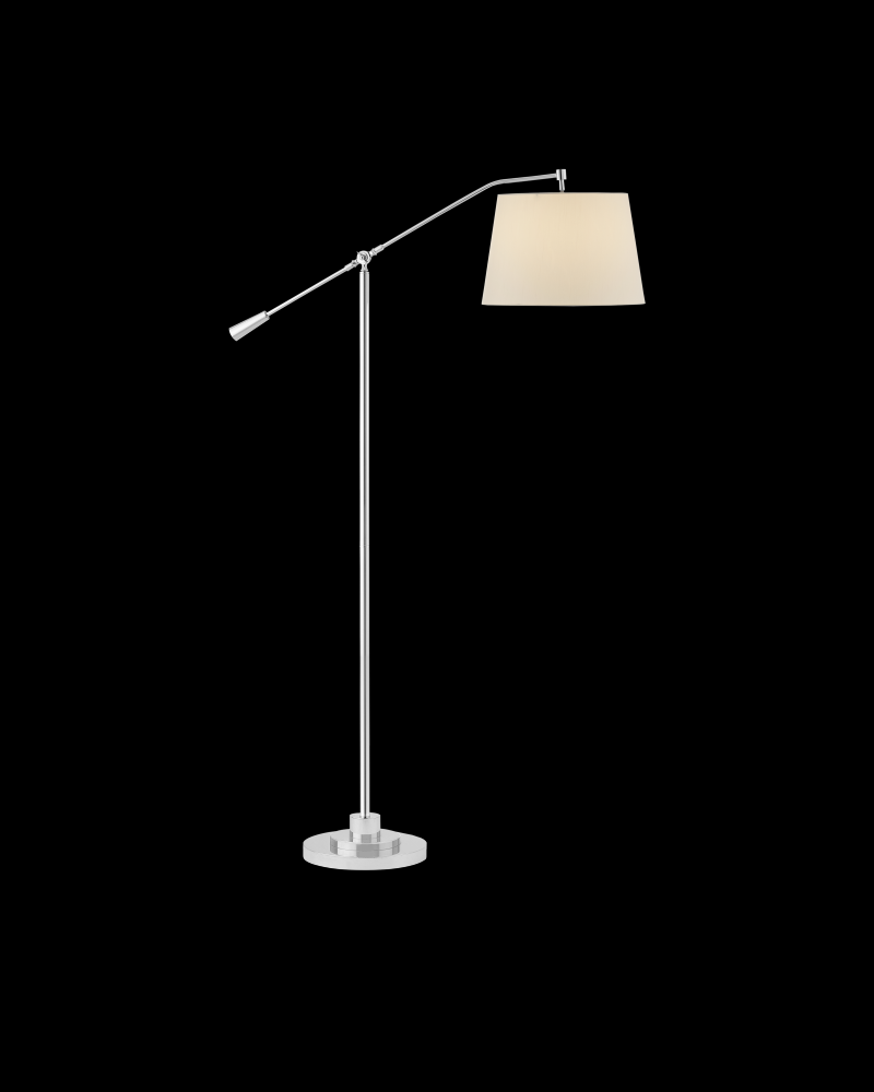 Maxstoke Nickel Floor Lamp