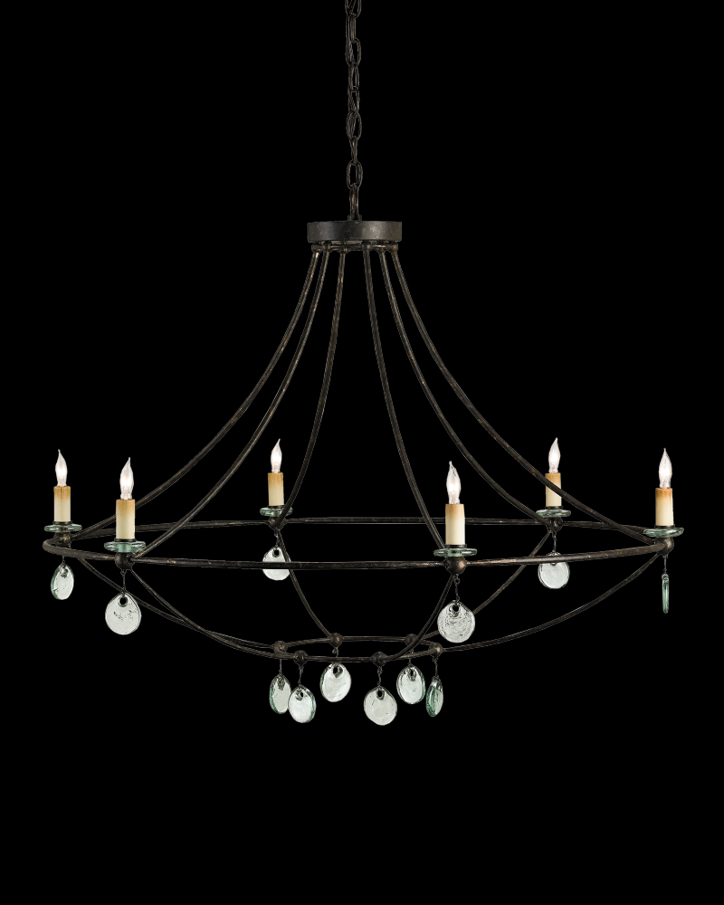 Novella Large Black Chandelier