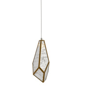 Currey 9000-0702 - Glace Mirror 1-Light Round Multi-Drop Pendant