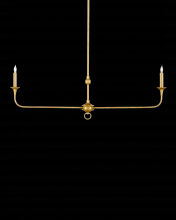 Currey 9000-1256 - Nottaway Linear Gold Chandelier