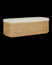 Currey 7000-0662 - Anisa Sea Sand Storage Bench,