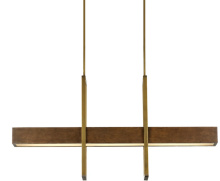 Currey 9000-0929 - Tonbridge Chestnut Linear Chandelier