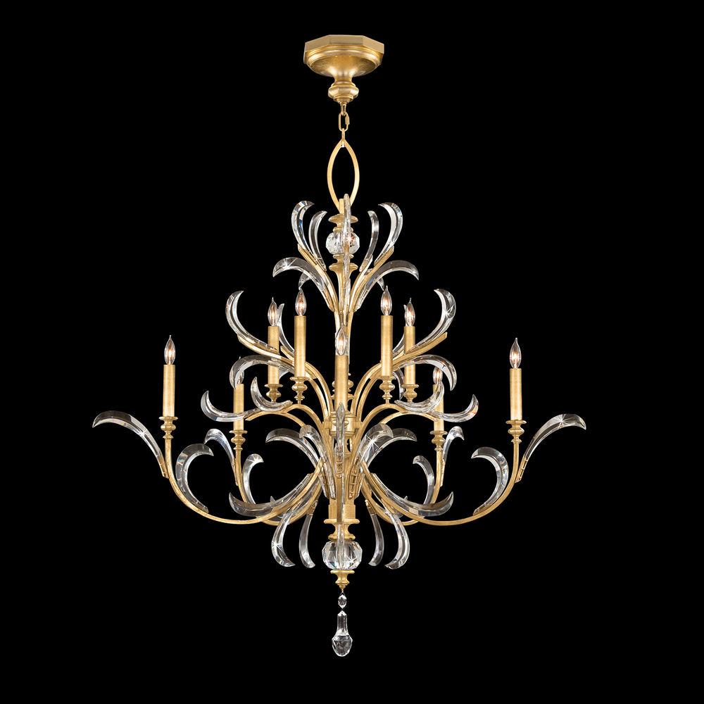 Beveled Arcs 56"W Round Chandelier