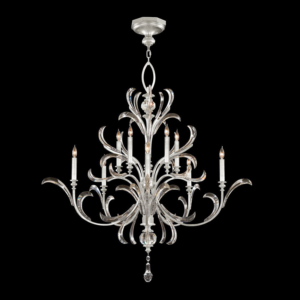 Beveled Arcs 56"W Round Chandelier