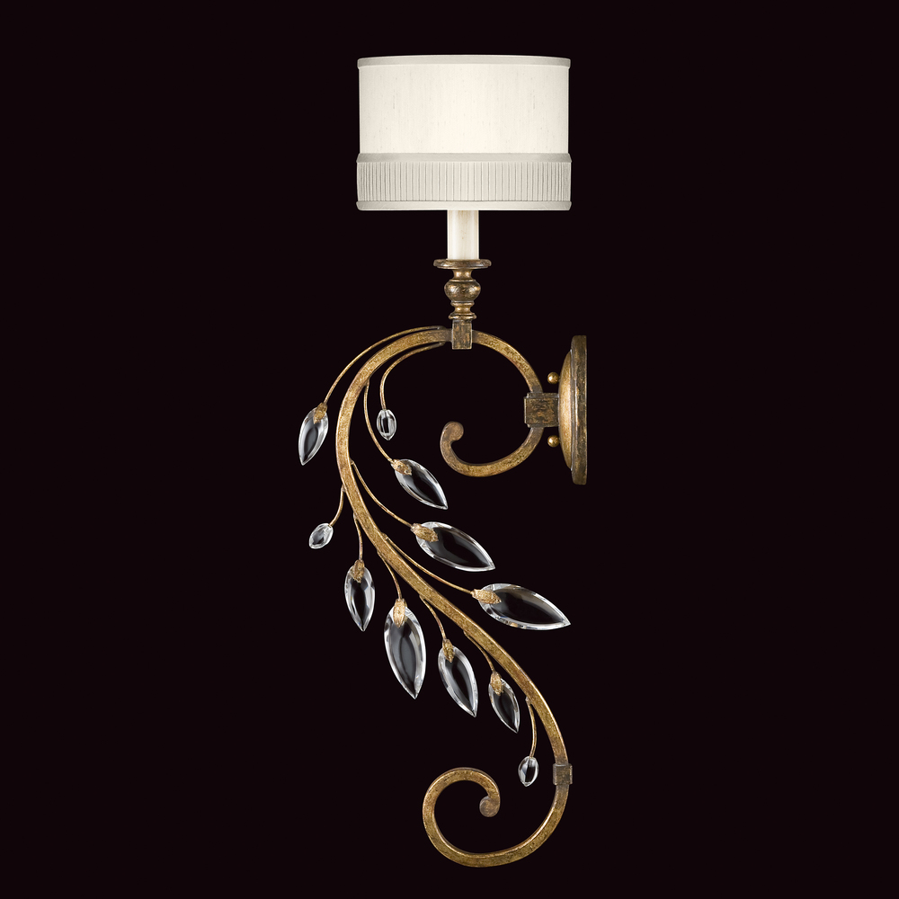 Crystal Laurel 32" Sconce