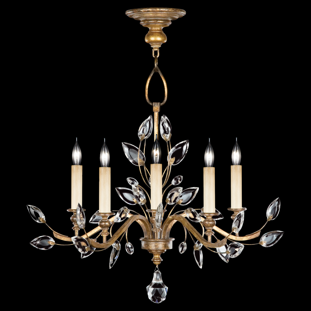 Crystal Laurel 32" Round Chandelier