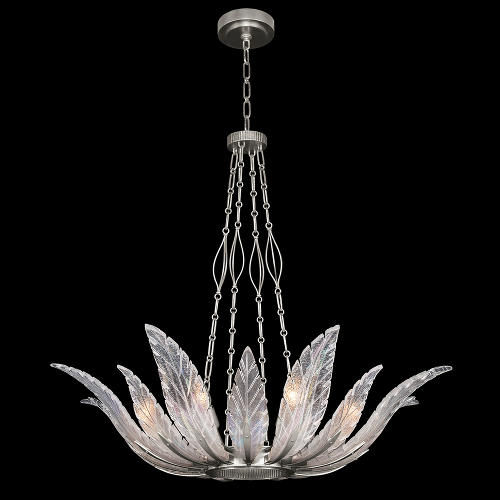 Plume 39"W Round Pendant