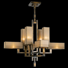 Fine Art Handcrafted Lighting 733840ST - Perspectives 42"W Square Chandelier